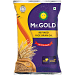 Mr. Gold Refined Rice Bran Oil 1 L Pouch
