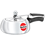 Hawkins Contura Aluminium Inner Lid Pressure Cooker - With Handle, Silver, HC20 2 L