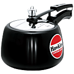Hawkins Contura Hard Anodised Black Inner Lid Pressure Cooker - With Handle, CB30 3 L
