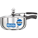 Hawkins Stainless Steel  Induction Compatible Pressure Cooker - Silver, HSS3W 3 L