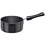 Hawkins Futura Hard Anodised Aluminium Saucepan - Ezee-Pour, 16 cm, 3.25 mm, With Handle, AS15 1.5 l