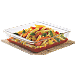 Borosil Borosil Square Dish with Handle - IH22DH12216 1.6 L