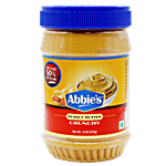 Abbies Peanut Butter - Crunchy 510 g Bottle