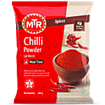 MTR Chilli Powder/Menasina Pudi - Stemless 500 g Pouch