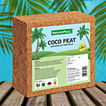 Natures Plus Coco Peat Block - Coir Fibre Dust 5 kg