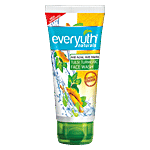 Everyuth Naturals Tulsi Turmeric Face Wash - Anti Acne, Anti Marks, 100% Soap Free, No Harmful Chemicals 50 g Tube