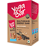 Yoga Bar Multigrain Energy Bar - Vanilla Almond, Healthy Snack, High In Protein & Fibre 38 g Box (Pack of 10)