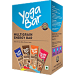 Yoga bar Multigrain Variety Energy Bar - Chocolate, Vanilla Almonds, Cashew Orange & Nuts & Seeds 38 g Box Pack of 6
