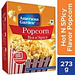 American Garden Microwave Popcorn - Hot n' Spicy 273 g Carton
