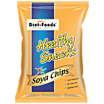 DIET FOODS Soya Chips - Healthy Snacks, Low Cholesterol, High In Protein, No Trans Fat 150 g 