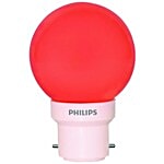 Philips Deco Mini Base B22 0.5-Watt LED Bulb - Red 1 pc