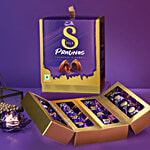 Cadbury Dairy Milk Silk Pralines Classic & Dark Chocolate Gift Pack 176 g (16 x 11 g)