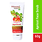 Patanjali Face Scrub - Apricot with Wheat germ & Aloe Vera 60 g 