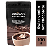 Cocosutra Hot Chocolate - Swiss Vanilla, Blend of Chocolate & Aromatic Cocoa 100 g