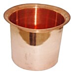 Om Bhakti Copper Panch Patra - Small 1 pc 