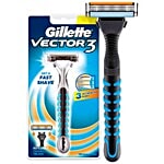 Gillette Vector 3 Manual Shaving Razor for Men, 1Pc 20 g