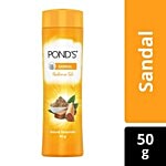 Ponds Talc Natural - Sandal Radiance 50 g Bottle