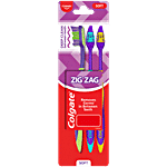 Colgate Zig Zag Soft Bristle Toothbrush 3 Pc 