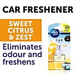 Ambi pur Car Freshener Refill - Sweet Citrus & Zest 7.5 ml Pouch