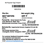 Anjeer - Figs, 200 g