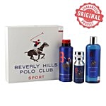 Beverly Hills Polo Club Gift Set - SG + EDT + Deo, Blue 8 425 ml