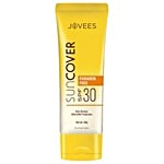 Jovees Sandalwood Natural Sun Cover - Non Greasy, UVA /UVB Protection & SPF 30, Paraben Free 50 g