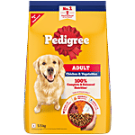Pedigree Adult Dry Dog Food, Chicken & Vegetables, 5.5 kg, 3 kg, 100% Complete & Balanced Food for Adult Dogs 5.5 kg