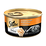 Sheba Deluxe Succulent Chicken Breast In Gravy Adult Cat Food For 12+ Months 85 g