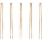 Fackelmann Chopsticks Wooden - 22.5 cm, Anti Rust 10 pcs Bag