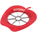 Fackelmann Stainless Steel Apple Divider - With Handle Red 1 pc