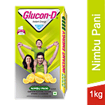 Glucon-D Instant Energy Glucose Powder - Nimbu Pani 1 kg Refill Pack