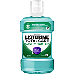 Listerine Mouthwash Liquid - Cavity Fighter, Removes 99.9% Germs, Eliminates Bad Breath 250 ml Bottle