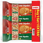 Unibic Cookies Daily Digestive Oatmeal 120 g (Buy 1 Get 1 Extra)
