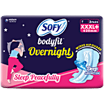 Sofy Bodyfit Overnight Pads - XXXL+ 3 pcs Pouch
