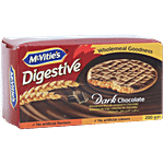 McVitie's Wholewheat Digestive Imported Biscuits Coated With Dark Chocolate 200 g Carton