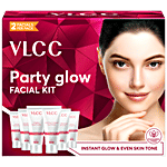 VLCC Party Glow Facial Kit - Intense Glow For Clear, Bright Skin 60 g 