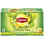 Lipton Lemon Zest Green Tea 32.5 g (25 Bags x 1.3 g each)