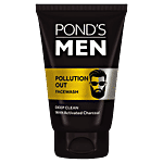 Ponds Men Pollution Out Facewash - With Activated Charcoal, For Deep Cleaning 50 g
