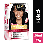 L'Oreal Paris Excellence Creme Hair Colour 50 g 1 Black