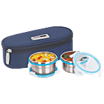 Steel Lock Stainless Steel Lunch Box With Insulated Bag - HL-1221 2 pcs