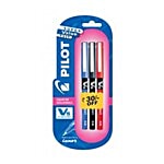 Pilot V5 Pen - Blue, Black & Red 3 pcs