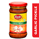 Ruchi Magic Garlic Pickle 300 g Bottle