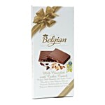 The Belgian Bar Milk Chocolate - with Cookie Crunch 100 g Carton