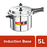 Prestige Popular Plus Aluminium Outer Lid Pressure Cooker - Induction Base, 10203 5 L