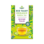 Eco Valley  Divine Tulsi Organic Green Tea 42.5 g (25 Bags x 1.7 g)