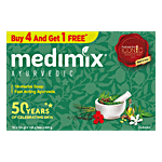 Medimix 18 Herbs Ayurvedic Soap 125 g (Buy 4 Get 1 Free)