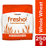fresho! Whole Wheat Pizza Base - Preservative Free 250 g (3 pcs)