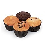 Fresho Signature Muffins/Cup Cake - Assorted 200 g (Pack of 4)