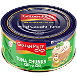 Golden Prize Canned Skipjack Light Meat Tuna - Chunk In Olive Oil 185 g 