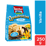 Loacker Quadratini Wafer Cookies - Vanilla 250 g